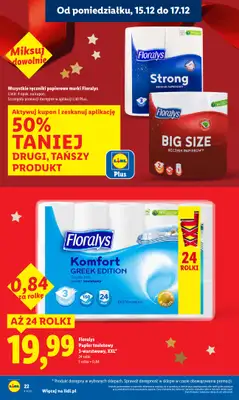 Lidl - gazetka promocyjna Oferta od poniedziałku od poniedziałku 15.12 do środy 17.12 - strona 22