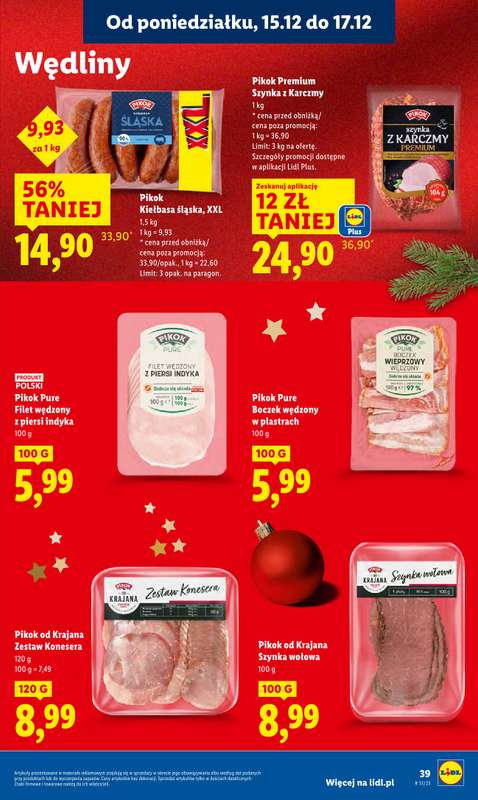 Lidl - gazetka promocyjna Oferta od poniedziałku od poniedziałku 15.12 do środy 17.12 - strona 41