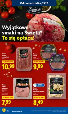 Lidl - gazetka promocyjna Oferta od poniedziałku od poniedziałku 15.12 do środy 17.12 - strona 50