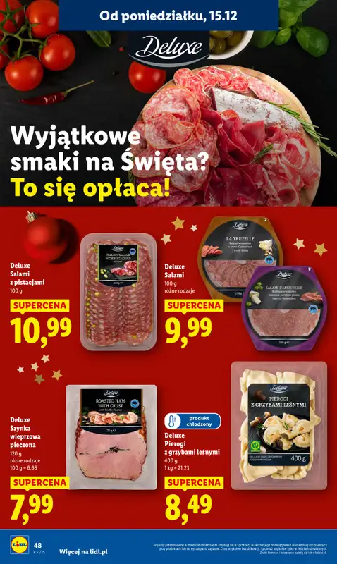 Lidl - gazetka promocyjna Oferta od poniedziałku od poniedziałku 15.12 do środy 17.12 - strona 50