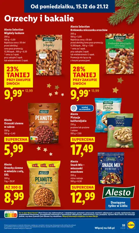Lidl - gazetka promocyjna Oferta od poniedziałku od poniedziałku 15.12 do środy 17.12 - strona 57