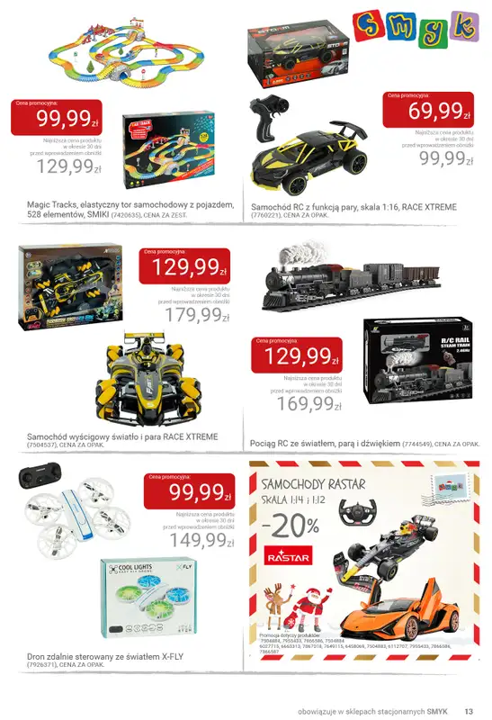 Smyk - gazetka promocyjna Katalog SMYKA - Pomysły na prezent w supercenach od wtorku 16.12 do soboty 03.01 - strona 13