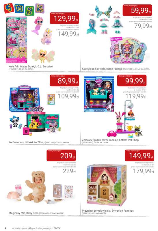 Smyk - gazetka promocyjna Katalog SMYKA - Pomysły na prezent w supercenach od wtorku 16.12 do soboty 03.01 - strona 4