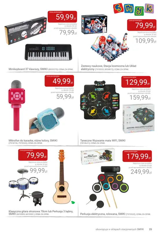 Smyk - gazetka promocyjna Katalog SMYKA - Pomysły na prezent w supercenach od wtorku 16.12 do soboty 03.01 - strona 25