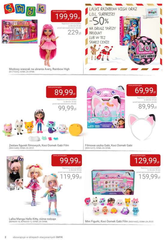 Smyk - gazetka promocyjna Katalog SMYKA - Pomysły na prezent w supercenach od wtorku 16.12 do soboty 03.01 - strona 2