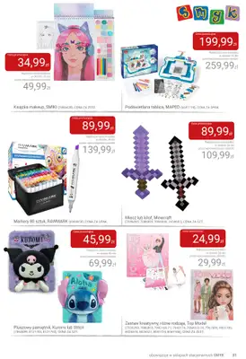 Smyk - gazetka promocyjna Katalog SMYKA - Pomysły na prezent w supercenach od wtorku 16.12 do soboty 03.01 - strona 31