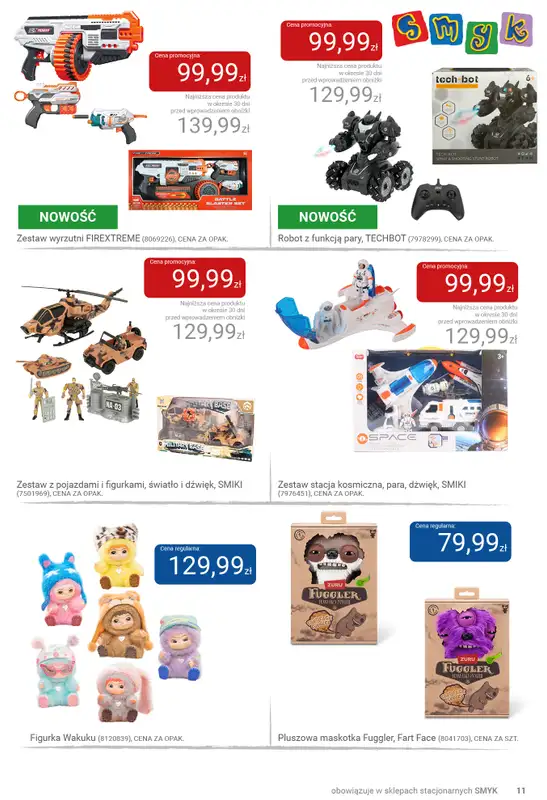 Smyk - gazetka promocyjna Katalog SMYKA - Pomysły na prezent w supercenach od wtorku 16.12 do soboty 03.01 - strona 11