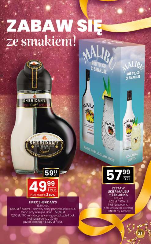 Twój Market - gazetka promocyjna Gazetka alkoholowa od środy 17.12 do niedzieli 11.01 - strona 21