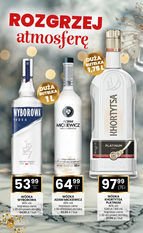 Twój Market - gazetka promocyjna Gazetka alkoholowa od środy 17.12 do niedzieli 11.01 - strona 14
