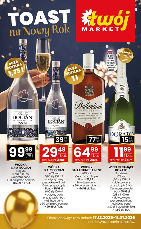 Twój Market - gazetka promocyjna Gazetka alkoholowa  