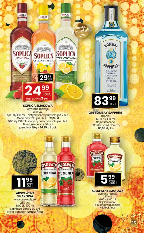Twój Market - gazetka promocyjna Gazetka alkoholowa od środy 17.12 do niedzieli 11.01 - strona 23