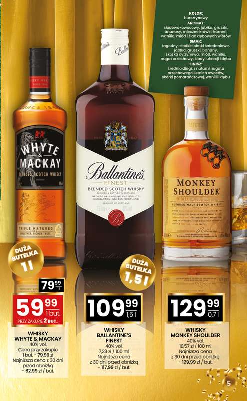 Twój Market - gazetka promocyjna Gazetka alkoholowa od środy 17.12 do niedzieli 11.01 - strona 5