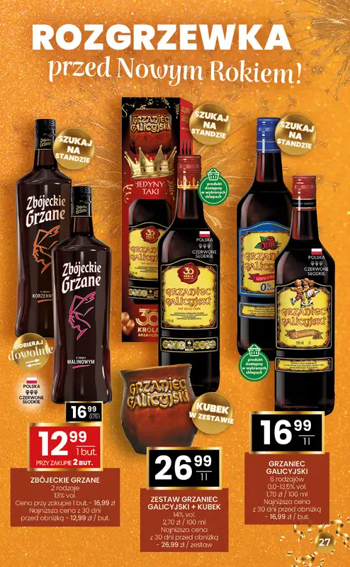 Twój Market - gazetka promocyjna Gazetka alkoholowa od środy 17.12 do niedzieli 11.01 - strona 27