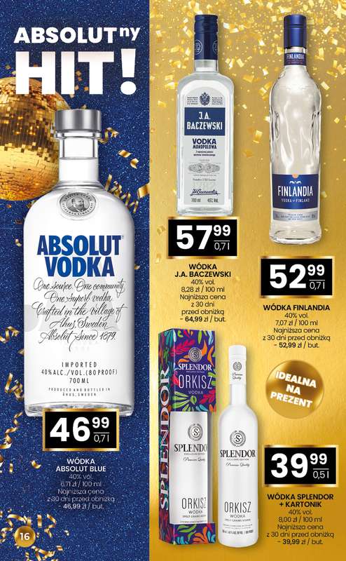 Twój Market - gazetka promocyjna Gazetka alkoholowa od środy 17.12 do niedzieli 11.01 - strona 16