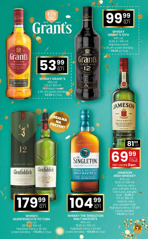 Twój Market - gazetka promocyjna Gazetka alkoholowa od środy 17.12 do niedzieli 11.01 - strona 7