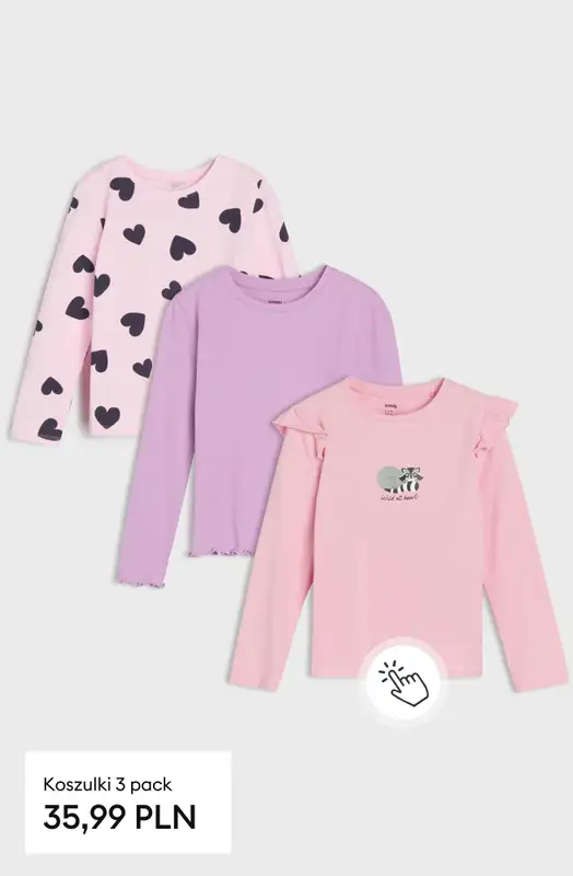 Sinsay - gazetka promocyjna WIELOPAKI dla dzieci - już od 12,99 PLN od wtorku 16.12 do poniedziałku 22.12 - strona 18