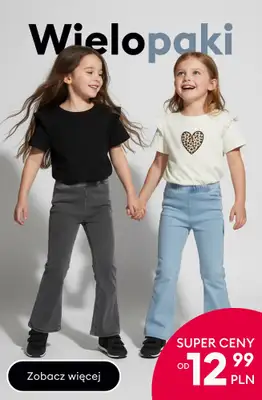 Sinsay - gazetka promocyjna WIELOPAKI dla dzieci - już od 12,99 PLN od wtorku 16.12 do poniedziałku 22.12