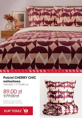 Pościel CHERRY CHIC welwetowa