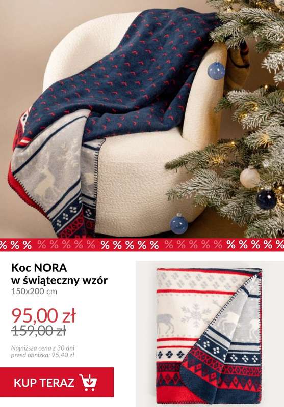 Homla - gazetka promocyjna SALE: tekstylia sypialniane od wtorku 16.12 do poniedziałku 22.12 - strona 13