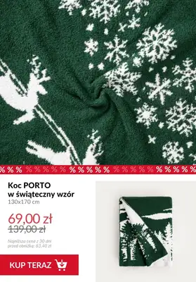 Homla - gazetka promocyjna SALE: tekstylia sypialniane od wtorku 16.12 do poniedziałku 22.12 - strona 12