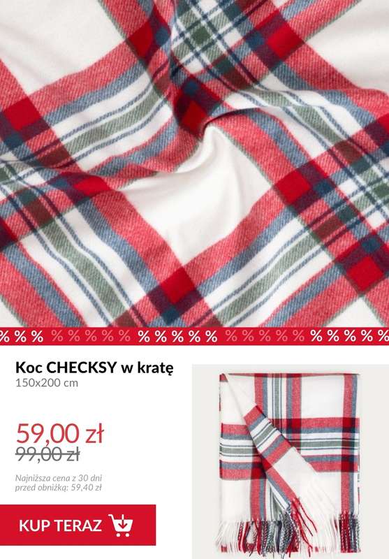 Homla - gazetka promocyjna SALE: tekstylia sypialniane od wtorku 16.12 do poniedziałku 22.12 - strona 11