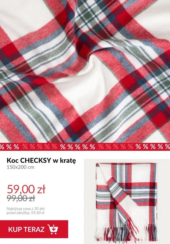 Homla - gazetka promocyjna SALE: tekstylia sypialniane od wtorku 16.12 do poniedziałku 22.12 - strona 11