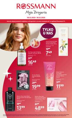 Rossmann - gazetka promocyjna Gazetka od czwartku 18.12 do wtorku 30.12