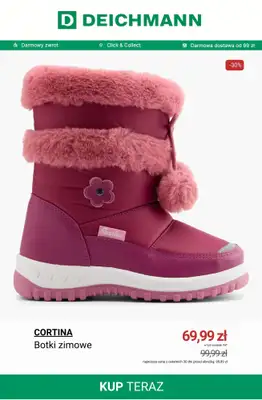 Deichmann - gazetka promocyjna Buty dziecięce do -50% od wtorku 16.12  - strona 7