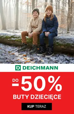 Deichmann - gazetka promocyjna Buty dziecięce do -50% od wtorku 16.12 