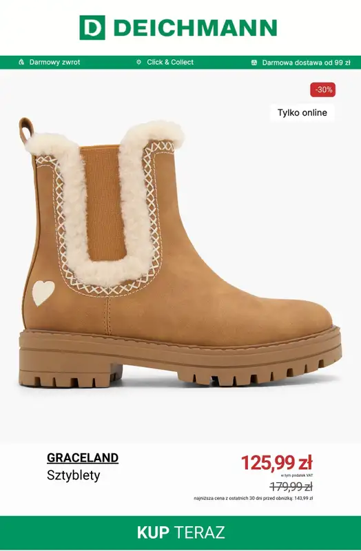 Deichmann - gazetka promocyjna Buty dziecięce do -50% od wtorku 16.12  - strona 2