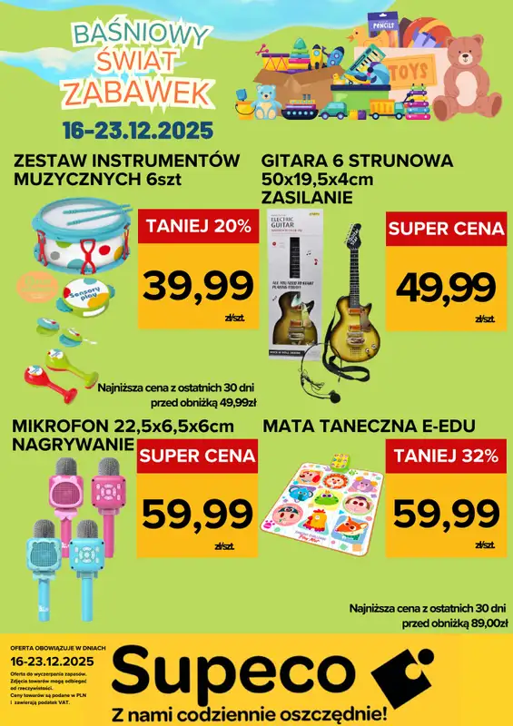 Supeco - gazetka promocyjna Bajkowy Świat Zabawek od wtorku 04.11 do wtorku 23.12 - strona 6