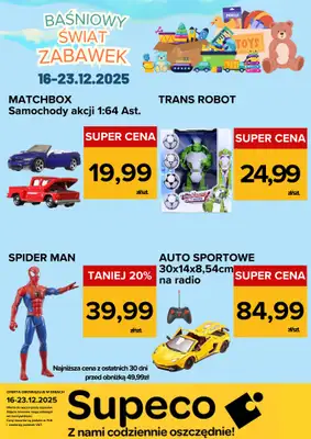 Supeco - gazetka promocyjna Bajkowy Świat Zabawek od wtorku 04.11 do wtorku 23.12 - strona 3