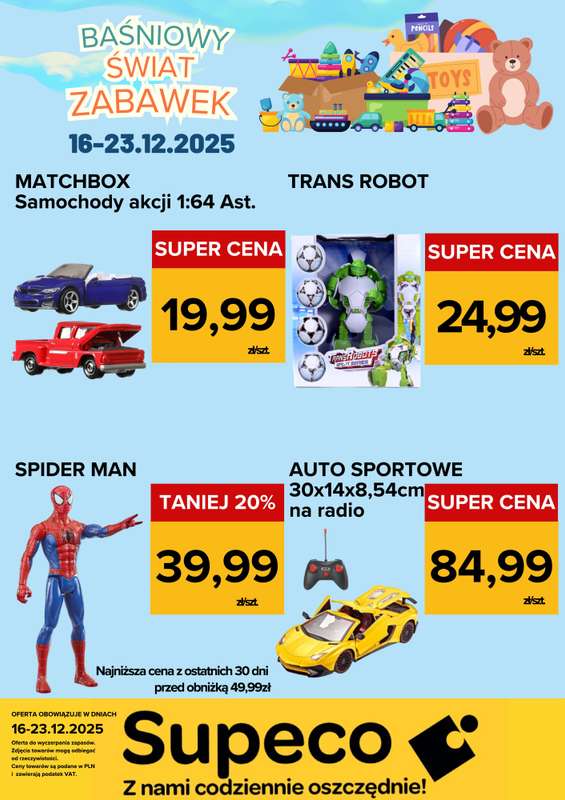 Supeco - gazetka promocyjna Bajkowy Świat Zabawek od wtorku 04.11 do wtorku 23.12 - strona 3