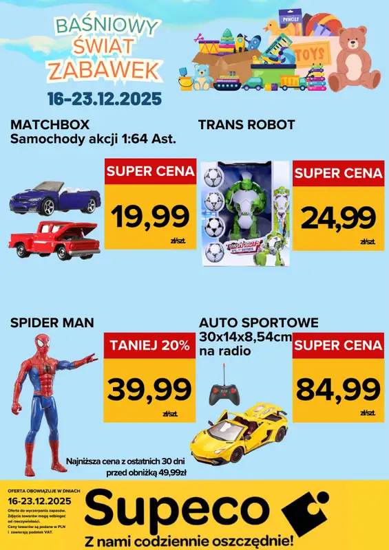 Supeco - gazetka promocyjna Bajkowy Świat Zabawek   - strona 3