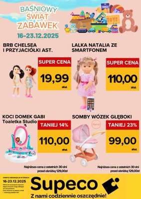 Supeco - gazetka promocyjna Bajkowy Świat Zabawek od wtorku 04.11 do wtorku 23.12 - strona 2