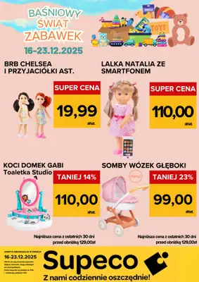 Supeco - gazetka promocyjna Bajkowy Świat Zabawek od wtorku 04.11 do wtorku 23.12 - strona 2