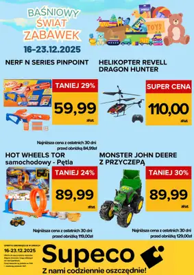 Supeco - gazetka promocyjna Bajkowy Świat Zabawek od wtorku 04.11 do wtorku 23.12 - strona 4