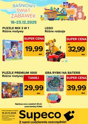 Supeco - gazetka promocyjna Bajkowy Świat Zabawek od wtorku 04.11 do wtorku 23.12 - strona 7