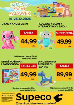 Supeco - gazetka promocyjna Bajkowy Świat Zabawek od wtorku 04.11 do wtorku 23.12 - strona 5