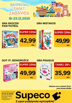 Supeco - gazetka promocyjna Bajkowy Świat Zabawek od wtorku 04.11 do wtorku 23.12 - strona 8