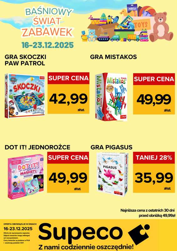 Supeco - gazetka promocyjna Bajkowy Świat Zabawek od wtorku 04.11 do wtorku 23.12 - strona 8