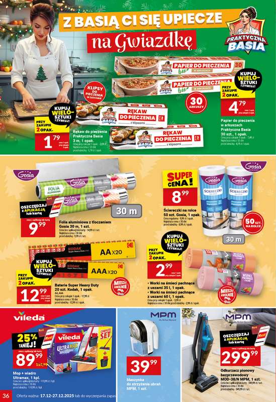 Twój Market - gazetka promocyjna Gazetka od środy 17.12 do soboty 27.12 - strona 36