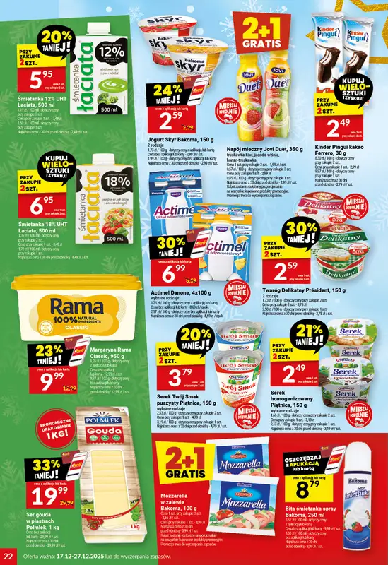 Twój Market - gazetka promocyjna Gazetka od środy 17.12 do soboty 27.12 - strona 22