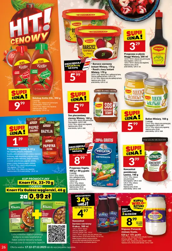 Twój Market - gazetka promocyjna Gazetka od środy 17.12 do soboty 27.12 - strona 26