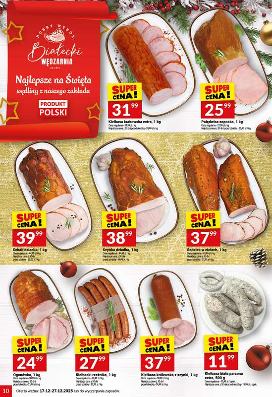 Twój Market - gazetka promocyjna Gazetka od środy 17.12 do soboty 27.12 - strona 10