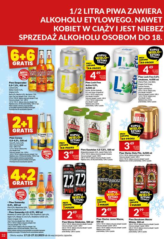 Twój Market - gazetka promocyjna Gazetka od środy 17.12 do soboty 27.12 - strona 32