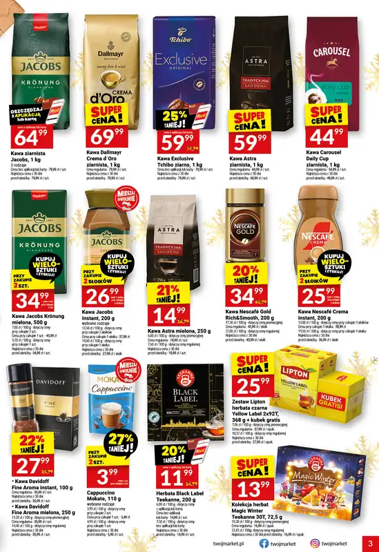 Twój Market - gazetka promocyjna Gazetka od środy 17.12 do soboty 27.12 - strona 3