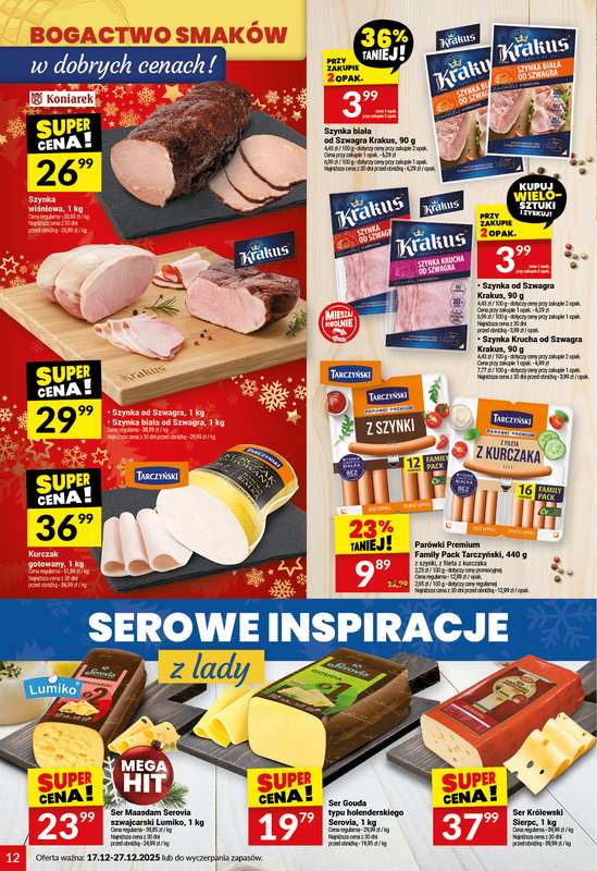 Twój Market - gazetka promocyjna Gazetka od środy 17.12 do soboty 27.12 - strona 12