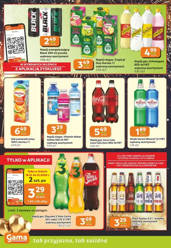 Gama - gazetka promocyjna Gazetka od czwartku 18.12 do środy 31.12 - strona 10