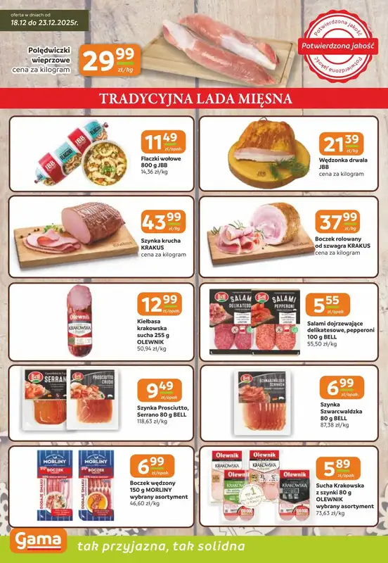 Gama - gazetka promocyjna Gazetka od czwartku 18.12 do środy 31.12 - strona 2